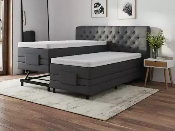Senioren boxspring - Hoog laag bed